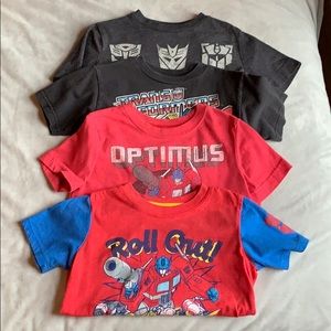 Bundle of 4 Transformer tees